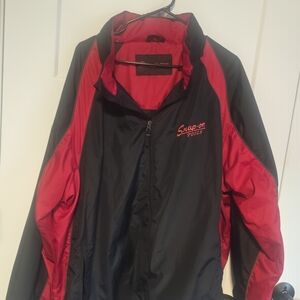 Snap Red and Black Jacket